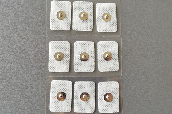 polyurethane 3.9mm 2.3cm*3.4cm ECG Electrode Pads
