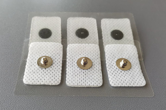 polyurethane 3.9mm 2.3cm*3.4cm ECG Electrode Pads