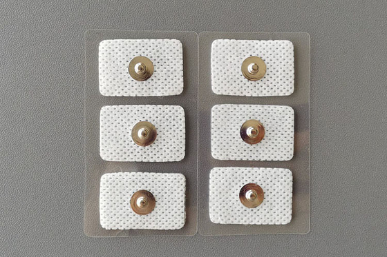 polyurethane 3.9mm 2.3cm*3.4cm ECG Electrode Pads