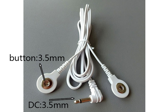Physiotherapy Button DC 3.5mm Electrode Cable