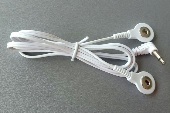 Physiotherapy Button DC 3.5mm Electrode Cable