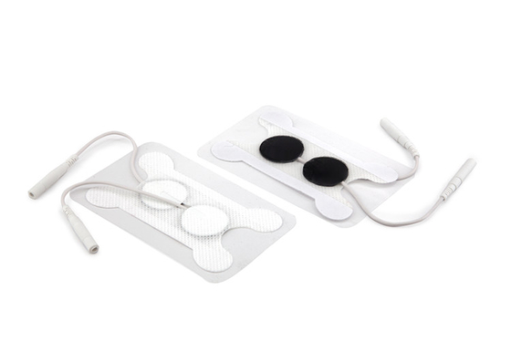 50*85mm Exercise Non Woven Button Swallow Electrodes