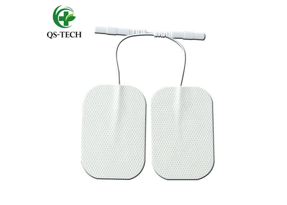 Non Woven 4x6cm Reusable Electrodes For Tens Unit