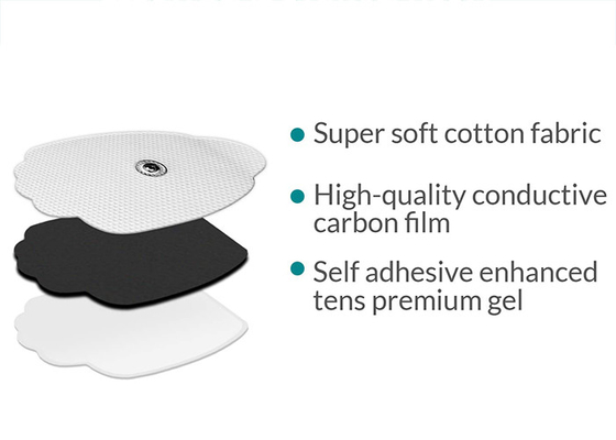 45*80mm Large Electric Pad Snap Electrode Pads