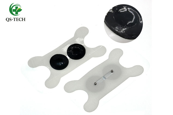 50*85mm Exercise Non Woven Button Swallow Electrodes